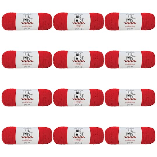 12 Pack: Big Twist® Value Yarn